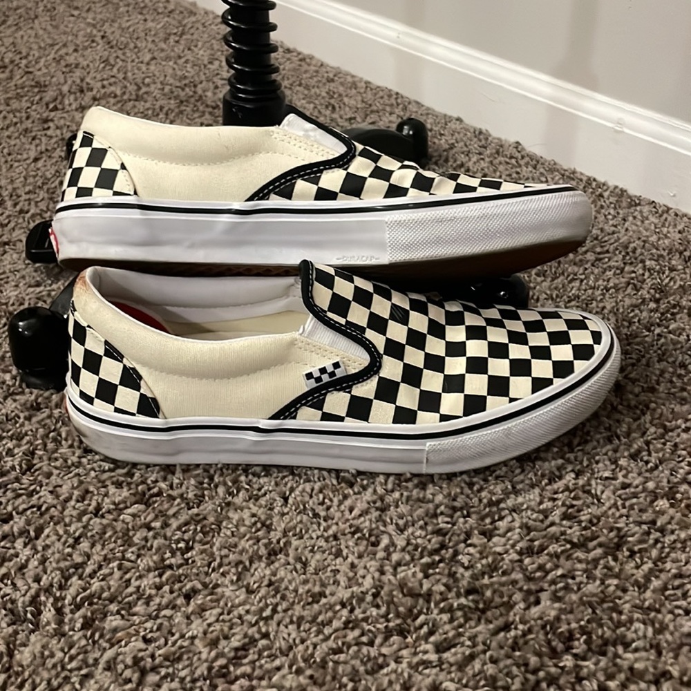 VANS Skate Slip-On Checkerboard Shoe